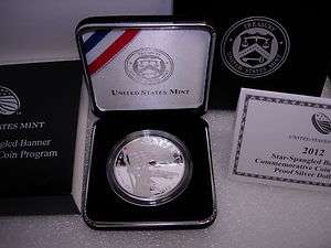 2012 Star Spangled Banner Proof Silver Dollar – (SS3)  