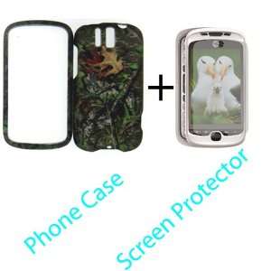  T mobile Mytouch 3G Slide Camo Leaves + Screen Protector 