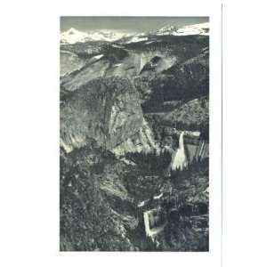   Menu Ansel Adams Glacier Point Yosemite Cover 