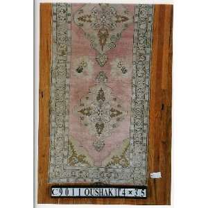  3x11 Hand Knotted Oushak Turkey Rug   35x114