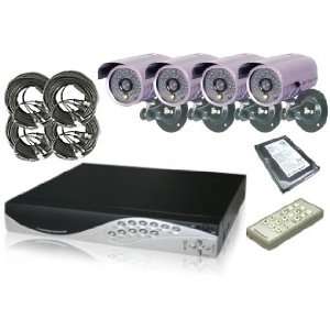  4 Security Camera DVR System: Camera & Photo
