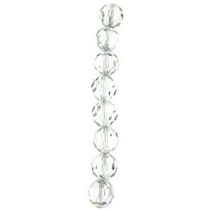  Bead Collection 40610 Glass Crystal Faceted Beads, 8 Inch 