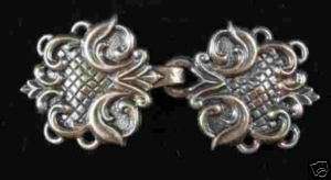 Cloak Clasp Renaissance Style Bronze Overlay 0491  