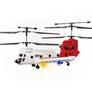   Gyroscope 3 Channel Infrared RC Helicopter   White Toys & Games