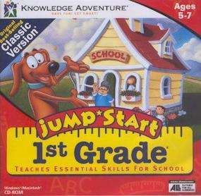 JumpStart 1st Grade PC CD reading, math, science, money  