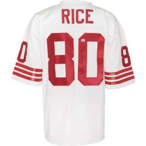  Jerry Rice Autographed Jersey  Details White, Custom 