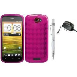  Hot Pink Checker   Premium Design Protector TPU Phone 
