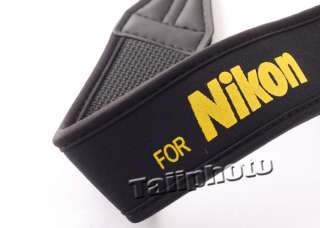 Neoprene Neck Strap for Nikon D5000 D3000 D60 D40 D40X  