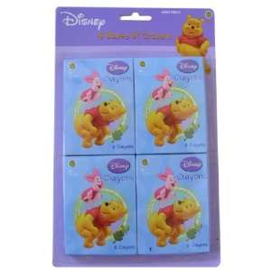     Winnie the Pooh Crayon   4 pack of 8 Crayons