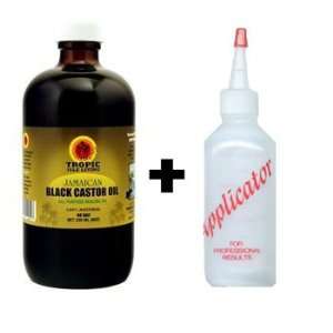 Tropic Isle Jamaican Black Castor Oil 8oz with an Applicator, Big Sale 