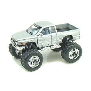  Dodge Ram Off Road Truck 1/44 Silver: Toys & Games