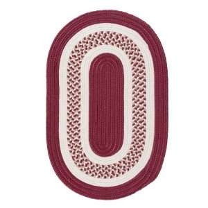   Mills Brookside Banded Oval Rug   Indoor Outdoor, 4x6