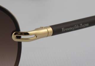 NEW Ermenegildo Zegna gold SUNGLASSES SZ3206 in 2 tone lens  