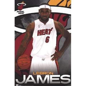  Heat   LeBron James 10   Poster (22x34)