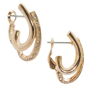 Add this fashionable modern design pair of earrings to your ensemble.