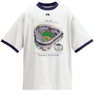  Yankee Stadium Final Season Monument Adult T Shirt: Sports 