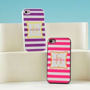Exclusive Gifts and Favors Black Modern Stripes iPhone Case By Cathy 