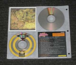   Disc Black Canvas CD DVD Metal 3 Ring Storage Wallet Binder Case 1056