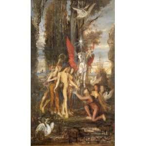    Acrylic Fridge Magnet Moreau Hesiod and the Muses: Home & Kitchen