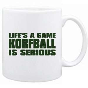  New  Life Is A Game , Korfball Is Serious !!!  Mug 