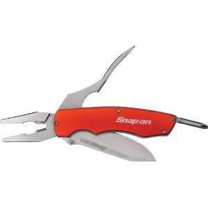  Snap On Knives 5314 Folding Multi Function Knife with Red 