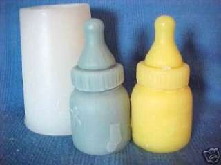 Baby Bottle Candle 1 Cavity Silicone Mold #1125  