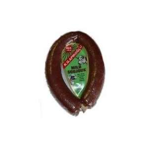 Halal Mild Soujouk, Dry Beef Sausage, (KGA) approx. 1lb  