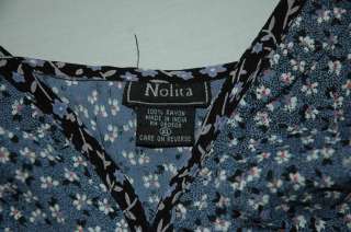 NWT NOLITA Womens Summer Rayon Beads Sequins Dress L XL  