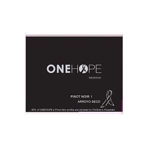  Onehope Pinot Noir Reserve 50% Of Profits Donated To 