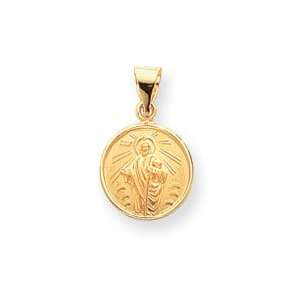  Saint Jude Medal Pendant   Measures 13.5x21.8mm   JewelryWeb Jewelry