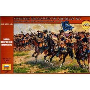   Dragoons of Charles XII XVII XVIII AD 1 72 Zvezda Toys & Games