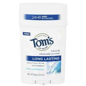 Toms of Maine   All Natural Long Lasting Mens Wide Deodorant Stick 