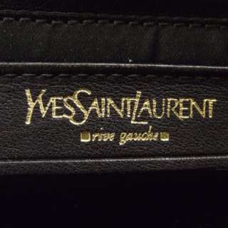 YSL YVES SAINT LAURENT Patent TRIBUTE Tote Bag Ivory  