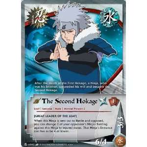  Naruto TCG Quest for Power N US042 The Second Hokage Super 