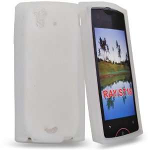     White silicone case cover for sony ericsson xperia ray: Electronics