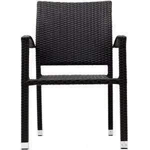  Bella Outdoor Stackable Dining Chairs in Espresso: Home 