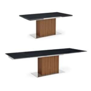   Calligaris Glass Park Extension Single Pedestal Table: Home & Kitchen