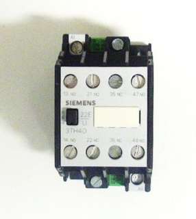 NEW SIEMENS 3TH40 96 0AN1 CONTACTOR CONTROL RELAY  