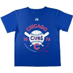 Chicago Cubs Toddler Royal Blue Switch Hitter T Shirt:  
