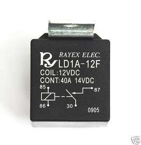 20pcs Car Power Relay RY LD1A 12F 40A 12V Coil Taiwan  