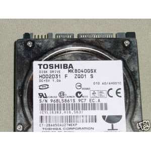   MK8040GSX 80GB SATA 2.5 5400 RPM HARD DRIVE