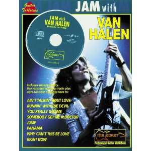  Alfred Jam With Van Halen Guitar Tab Book and CD Musical 