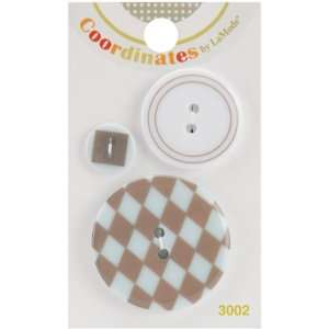  Coordinates Buttons  Blue Diamond 3/Pkg   642967: Patio 