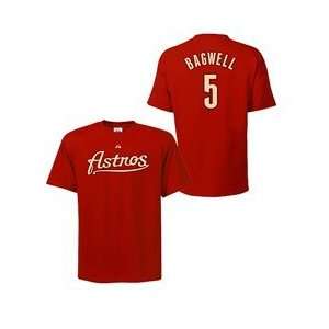  Houston Astros Jeff Bagwell Cooperstown Name & Number T 