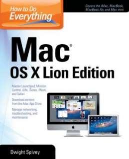   My New Mac, Lion Edition Simple Projects to Get You 