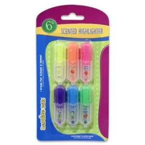  Highlighter 6 Piece Scented Assorted Case Pack 48 