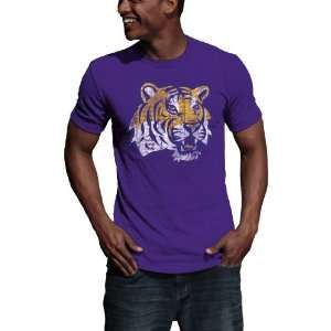   State Tigers Vintage Logo Tee Shirt:  Sports & Outdoors