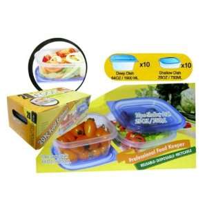   Piece Food Container Set Case Pack 12   772010: Patio, Lawn & Garden