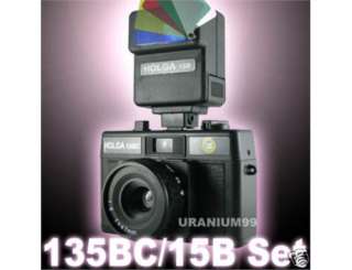 HOLGA 135BC 135 BC 15B Flash Plastic Lens Hot Shoe 35mm Film Camera 