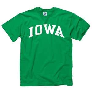  Iowa Hawkeyes Green Arch T Shirt: Sports & Outdoors